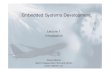 Embedded Systems Development - uni- .Embedded Systems Development ... systems of embedded computers