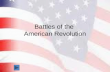 Battles of the American Revolution. Buttons This button will move you to the next slide. This button will move you to the previous slide. This button.