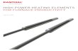 HIGH POWER HEATING ELEMENTS FOR FURNACE ... - heating elements is a safe way to desirable return on
