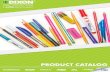 PRODUCT CATALOG ... â€¢ Pencil erasers shaped like a Ticonderoga pencil DISPLAY PENCILS 00015 25â€‌