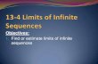 13 4 limits of infinite sequences