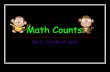 Math Counts!