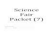 Science Fair Packet (7) - Socorro Independent School District Science Fair Packet (7) First and Last