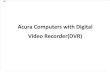 Acura CompuAcura Embedded Systems-Popular Acura Computers with DVRters With DVR