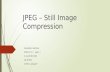 JPEG – Still Image Compression