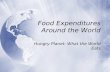Food Expenditures Around The World