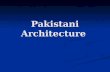 Pakistani architecture
