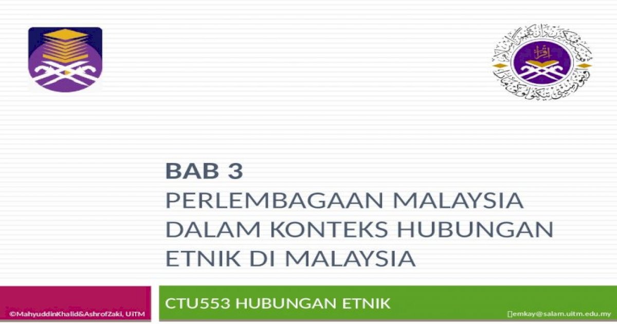 Bab 3 Hubungan Etnik Perlembagaan Malaysia Hubungan Etnik Pptx Powerpoint