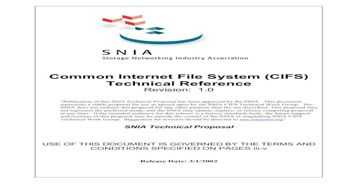 common internet file system geeky reference