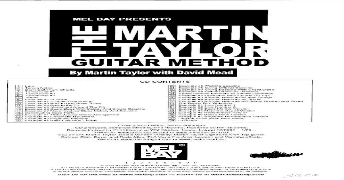 Martin Taylor Jazz Guitar Method Pdf Document