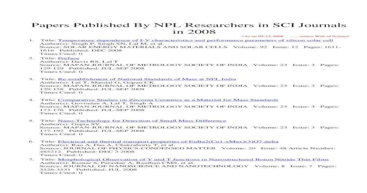 national journal research papers