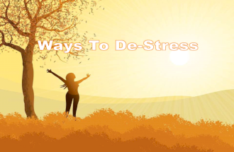 Ways To De-Stress