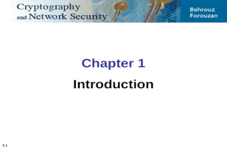 3.1 Chapter 1 Introduction. 3.2 1-1 THREE SECURITY GOALS Figure 1.1 Taxonomy of security goals