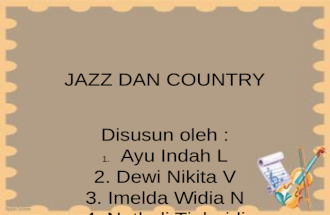Ppt musik jazz dan country