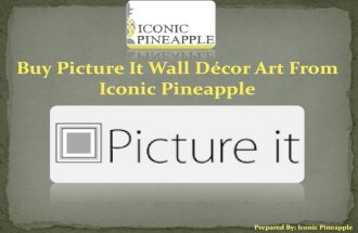 Buy Picture It Wall D&copy;cor Art From Iconic Pineapple