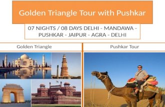 Golden triangle tour with pushkar