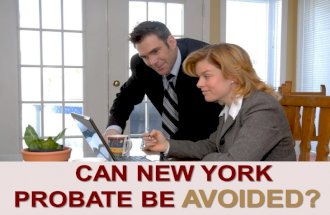 Can New York Probate Be Avoided
