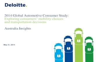 2014 Global Automotive Consumer Study - Australian Insights