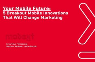Il Futuro del mobile, 5 consigli per sfruttare a pieno il mobile marketing