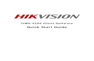 iVMS-4200 Quick Start Guide