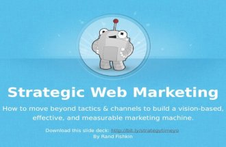 Strategic Web Marketing