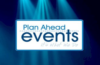 PLAN AHEAD EVENTS (Gold Coast) services presentation