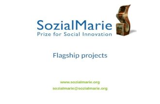 Flagship projects   sozialmarie@