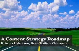 A Content Strategy Roadmap
