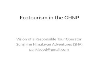 Ecotourism in Great Himalayan National Park - Views of Ecotour Operator