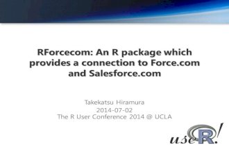 RForcecom: An R package which provides a connection to Force.com and