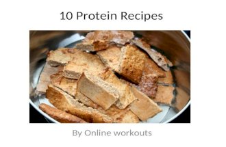 10 protein recipes