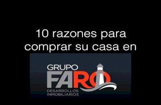 10 razones para comprar en Grupo Faro