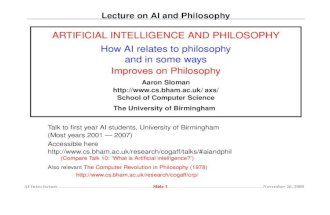 AI And Philosophy