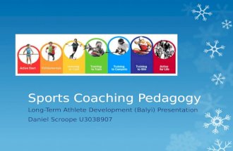 Sports coaching pedagogy