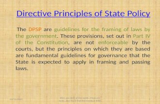 Directive Principles of State Policy Main - Copy