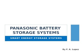 Pansonic Battery Storage Systems