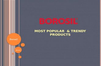 Most Popular &amp; Trendy Products of MyBorosil