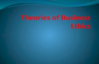 Theories of Business Ethics