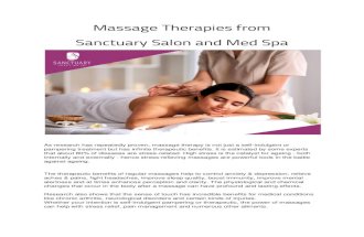 Massage Therapies from Sanctuary Salon and Med Spa | Massage spa in orlando fl