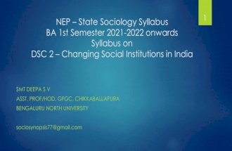 Changing Social Institutions in India