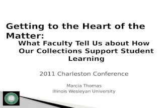 Getting to the Heart - Charleston Conf 2011