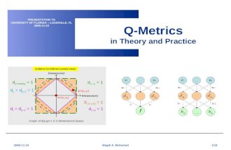 Q-Metrics in Theory and Practice