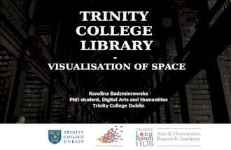 TCD Old Library - Visualisation of space