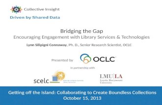 Bridging the gap: Encouraging engagement with library services &amp; technologies